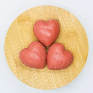 Savon cœur x3 - Fruits rouges