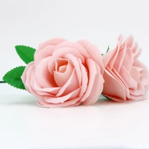 Fleur de savon - Rose moyenne rose clair